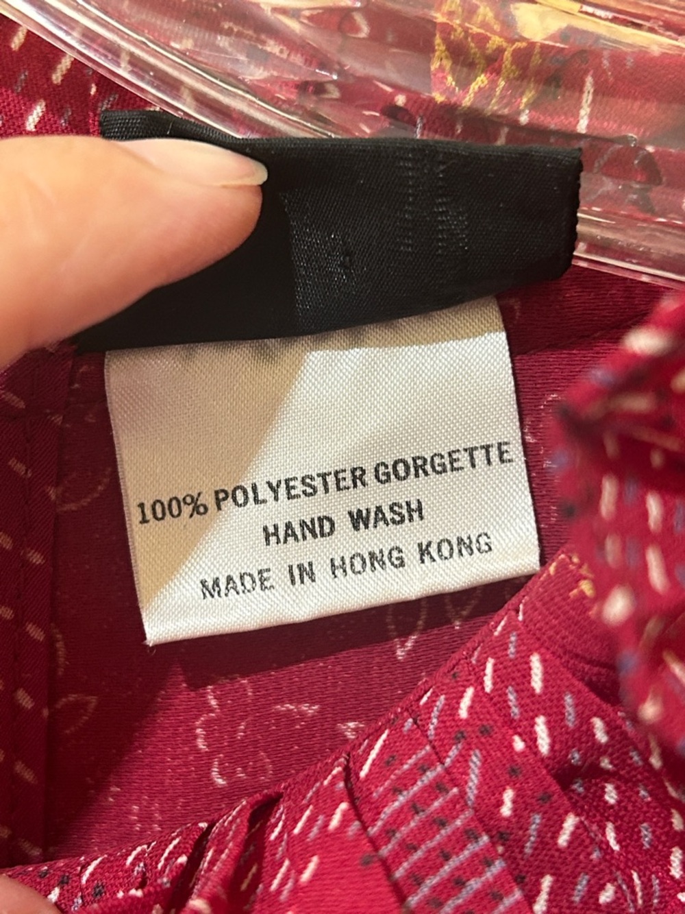 Diane Freis Vintage Maxi Dress, (RARE Georgette misspelled), Magneta/Pink - Picture 10 of 16